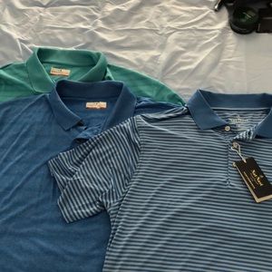 Three Golf polos - one with tags